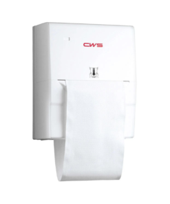 CWS Industrie-Stoffhandtuchspender Heavy Duty weiß mit Schloß