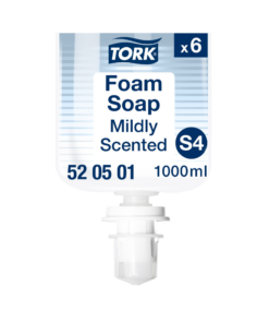 Tork Schaumseife, Handseife Mild Duftend, S4 Kompatibilität, 6 x 1.000 ml, 520501