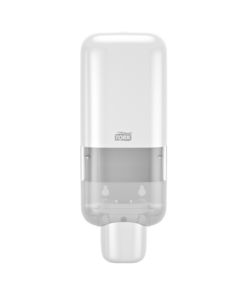 Tork Seifenspender/Desinfektionsspender Weiß, S4 Kompatibilität, geeignet für Flüssigseife, Schaum und Gel, Elevation Design, 564500