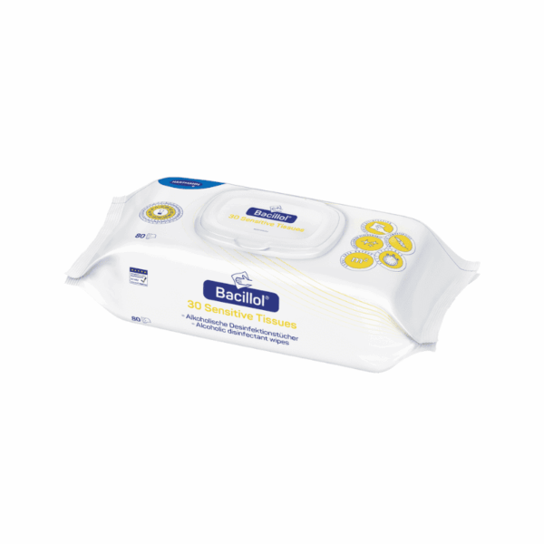 Bode Bacillol® 30 Sensitive Materialschonende Schnell-Desinfektionstücher 6x80 Tücher
