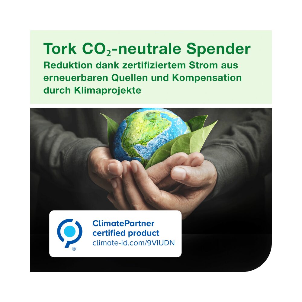 Tork Papierhandtuchspender PeakServe Mini-Spender für Endlos Papierhandtücher, Schwarz, Hohe Kapazität, Elevation-Design, H5 Kompatibilität, 552558 – Bild 10