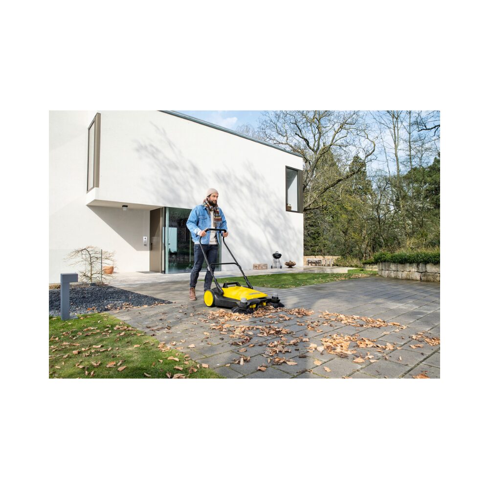 Kärcher Handkehrmaschine mit Auffangbehälter S6 Twin Kehrmaschine Außenbereich – Bild 2