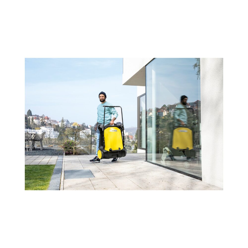 Kärcher Handkehrmaschine mit Auffangbehälter S6 Twin Kehrmaschine Außenbereich – Bild 11