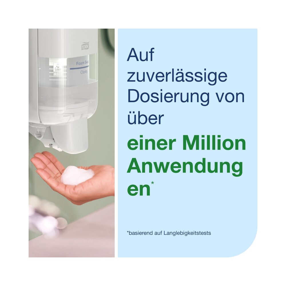 Tork Seifenspender & Desinfektionsspender Weiß, S4 Kompatibilität, geeignet für Flüssigseife, Schaum und Gel, Elevation Design, 564500 – Bild 2