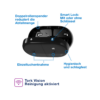 Tork SmartOne Toilettenpapierspender Mini Doppelrollenspender für Toilettenpapier, Schwarz, T9 Kompatibilität, Hohe Kapazität, Elevation Linie, 682008 – Bild 2