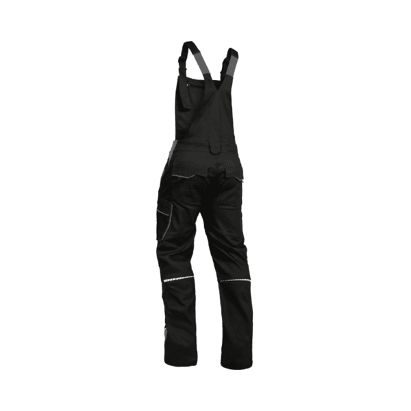 Alternative view of Latzhose schwarz/grau Gr. 54