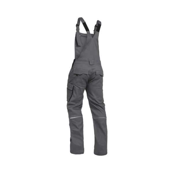 Alternative view of Latzhose grau/schwarz Gr. 54