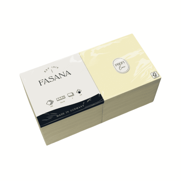 Alternative view of Fasana Servietten 3-lagig 33x33cm 1/4 falz versch. Farben 1.000St.