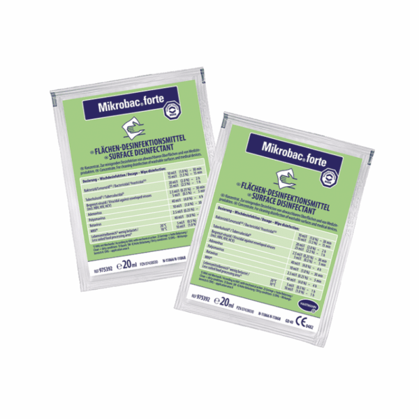 Bode Mikrobac forte Aldehydfreier Flächen-Desinfektionsreiniger 250x20ml
