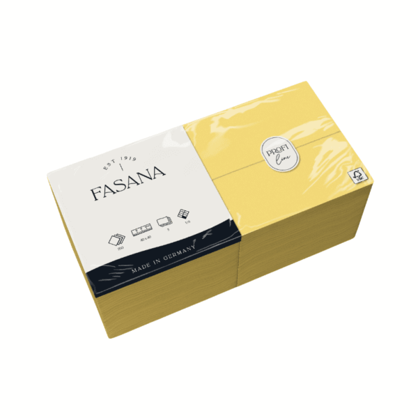 Alternative view of Fasana Servietten 3-lagig 40x40cm 1/8 falz versch. Farben 1.000St.