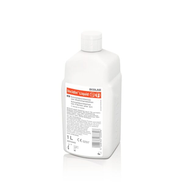 Ecolab Incidin Liquid Gebrauchsfertige Lösung zur alkoholischen Schnelldesinfektion 12x1l