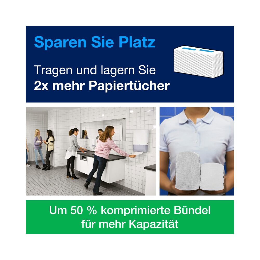 Tork Papierhandtuchspender PeakServe Mini-Spender für Endlos Papierhandtücher, Schwarz, Hohe Kapazität, Elevation-Design, H5 Kompatibilität, 552558 – Bild 7