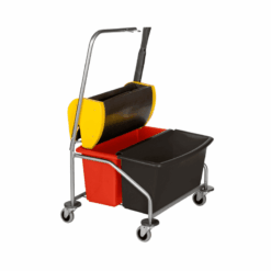 Vermop Nasswischwagen Twixter, Edelstahl