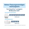 Tork SmartOne Toilettenpapierspender Mini Doppelrollenspender für Toilettenpapier, Schwarz, T9 Kompatibilität, Hohe Kapazität, Elevation Linie, 682008 – Bild 9