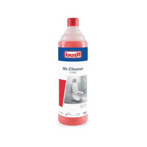 Buzil G 465 WC Cleaner 12x1 Liter Liter Santitärgrundreiniger, WC-Reiniger, viskos