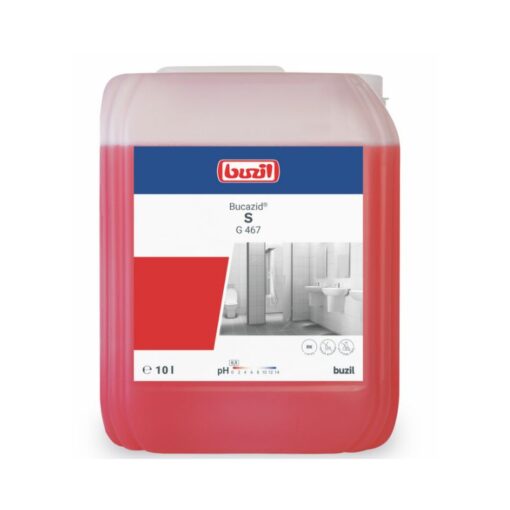 Buzil G 467 Bucazid S 10 Liter Saurer Sanitärunterhaltsreiniger mit Geruchsblocker