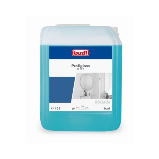 Buzil G 522 Profiglass 10 Liter Gebrauchsfertiger Oberflächenunterhaltsreiniger für Glasfächen