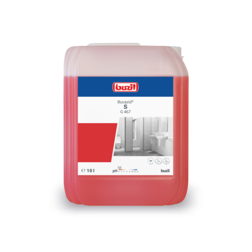Buzil G 467 Bucazid S 10 Liter Saurer Sanitärunterhaltsreiniger mit Geruchsblocker