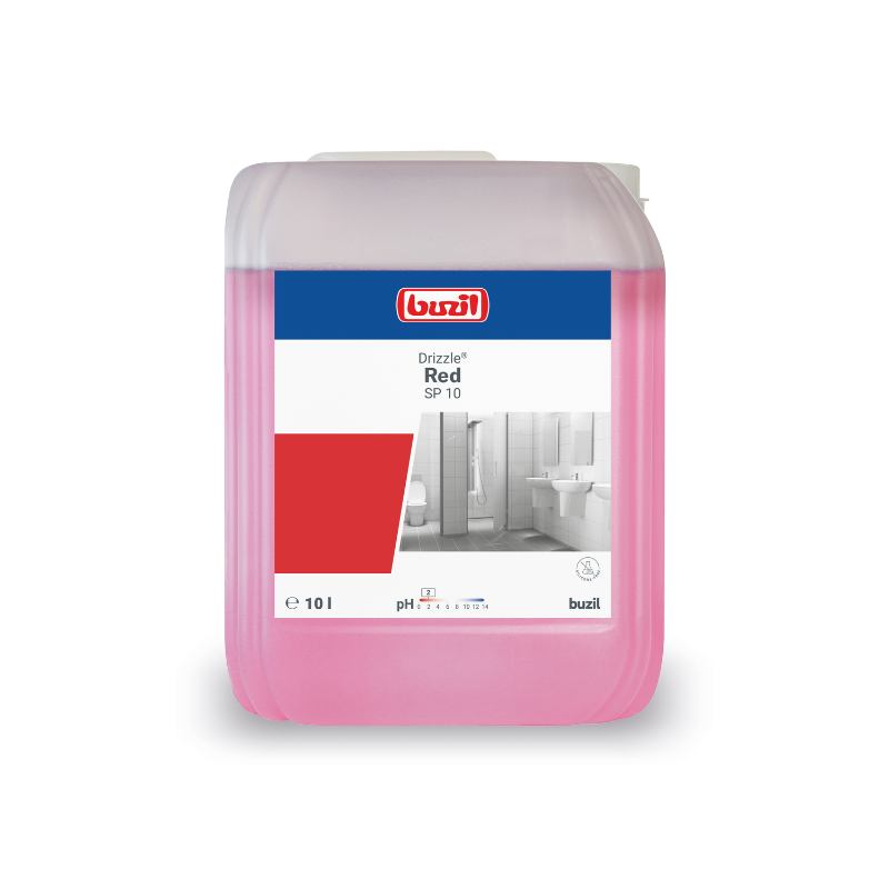 Buzil SP 10 Drizzle red 10 Liter Gebrauchsfertiger Sanitärunterhaltsreiniger, sauer