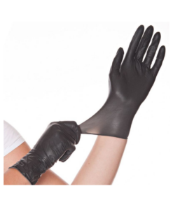 Einmalhandschuhe Vinyl schwarz ungepudert