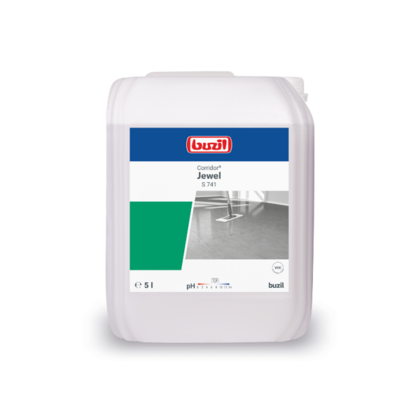 Buzil S 741 Corridor Jewel 5 Liter Bodenbeschichtung, Hochleistungsdispersion