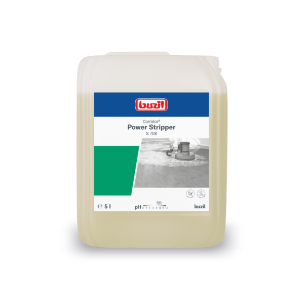 Buzil S 708 Corridor Power Stripper 5 Liter, Hochleistungs-Bodengrundreiniger