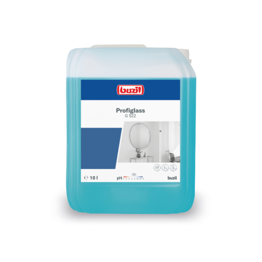 Buzil G 522 Profiglass 10 Liter Gebrauchsfertiger Oberflächenunterhaltsreiniger für Glasfächen