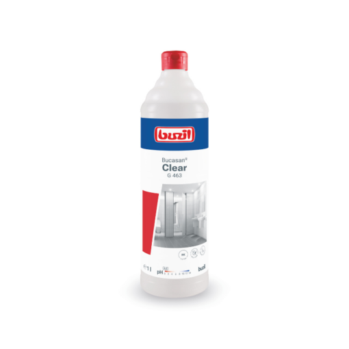 Buzil G 463 Bucasan Clear 12x1 Liter Sanitärunterhaltsreiniger, farblos