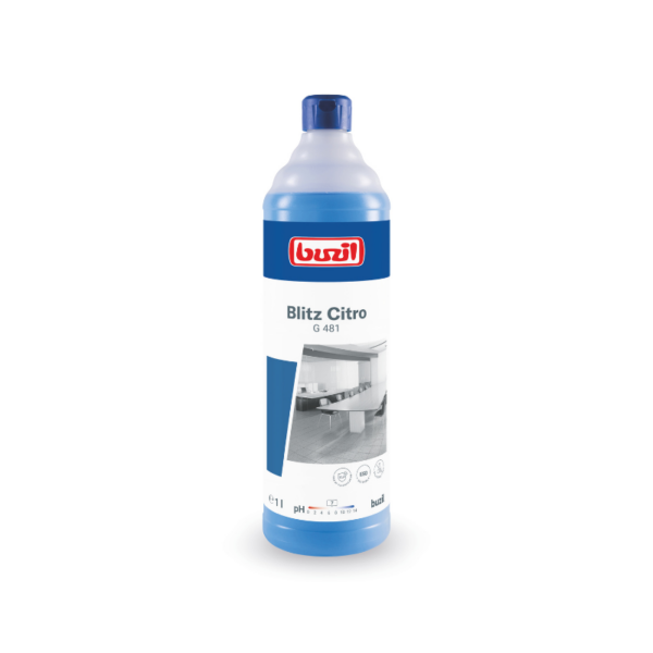 Buzil G 481 Blitz-Citro 12x1 Liter Oberflächenunterhaltsreiniger, duftintensiv