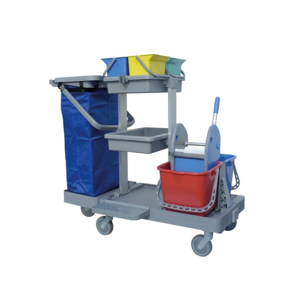 IPC Putzwagen Reinigungswagen Antares A in Blau, Grau und Schwarz (nachhaltig)