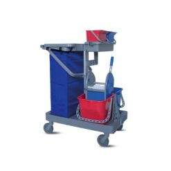 IPC Reinigungswagen Antares B Putzwagen in Blau, Grau und Schwarz (nachhaltig)