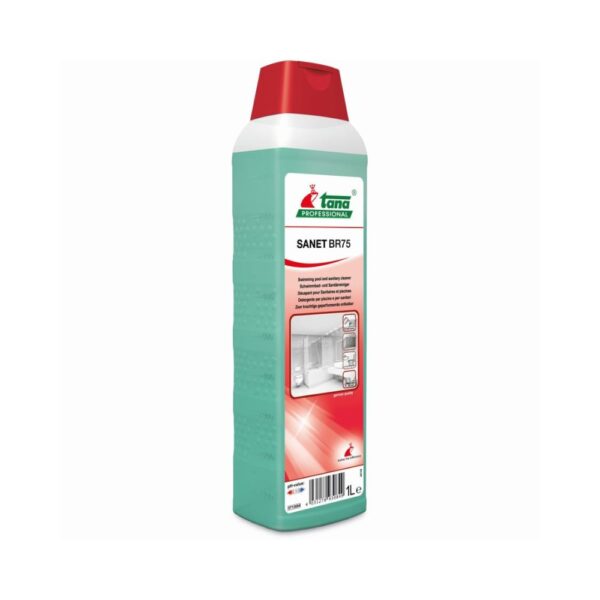 Sanet BR 75 , 10x1 Liter , Schwimmbad - u. Sanitärreiniger (alte Artikelnummer 04793)