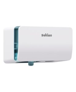 Wepa Satino Doppelrollen Toilettenpapierspender, Papierspender WC, Klopapierspender für kleine Rollen | MT1 Kompatibilität