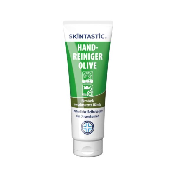 SKINTASTIC HANDREINIGER OLIVE, Handwaschpaste 250ml, Handreiniger mit natürlichen Reibekörpern aus Olivenkernen