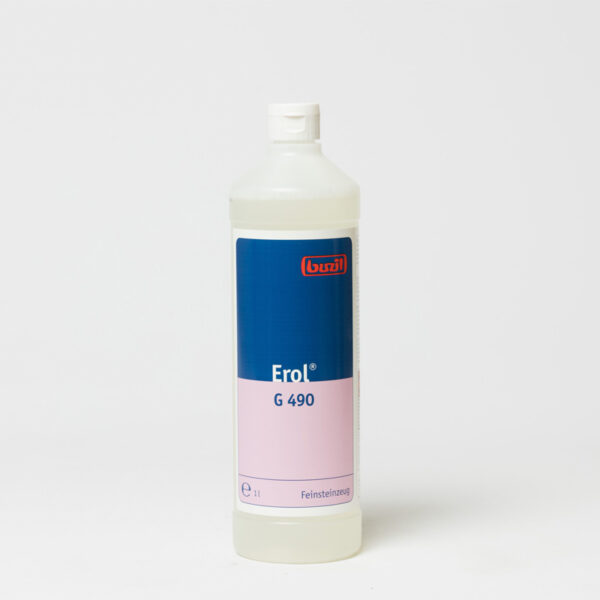 Buzil G 490 Erol 12x1 Liter Intensivreiniger für Feinsteinzeugfliesen, alkalisch