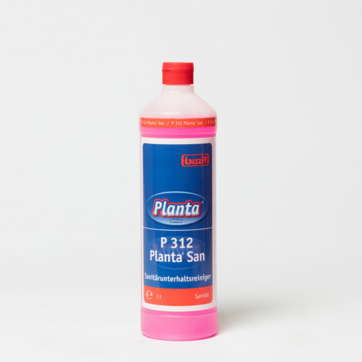 Buzil P 312 Planta San 12x1 Liter Ökologischer Sanitärunterhaltsreiniger, Zitronensäurebasis