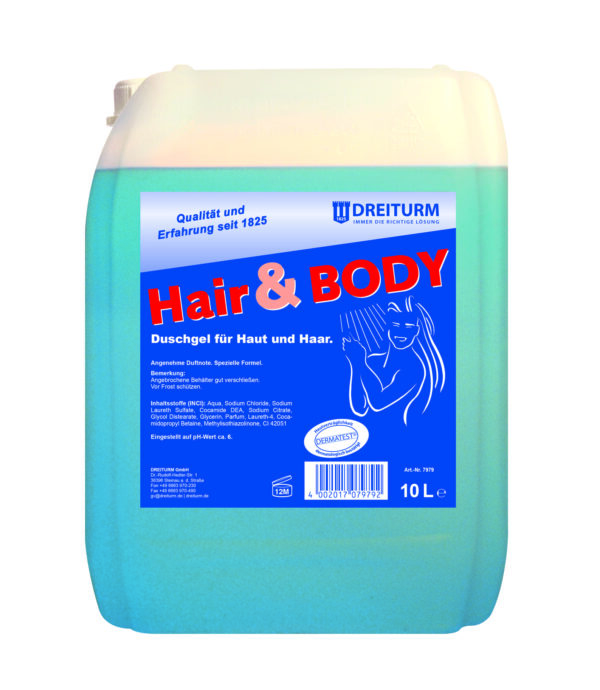 Dreiturm HAIR & Body Shampoo 10 Liter