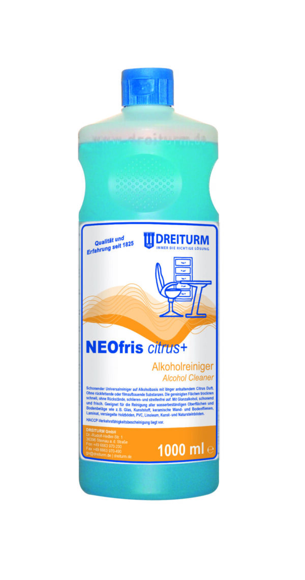 Dreiturm NEOfris citrus + Alkoholreiniger 12x1000ml
