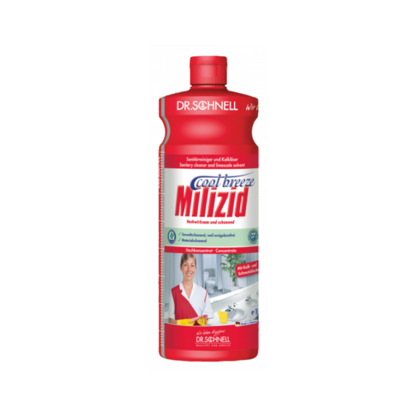 Dr.Schnell MILIZID COOL BREEZE Sanitärreiniger und Kalklöser 12x1l