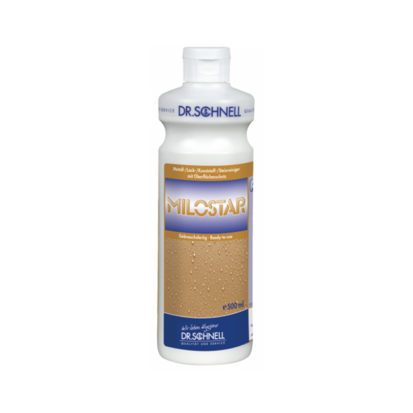 Dr.Schnell MILOSTAR Metall-, Lack-, Kunststoffreiniger mit Oberflächenschutz 6x500ml
