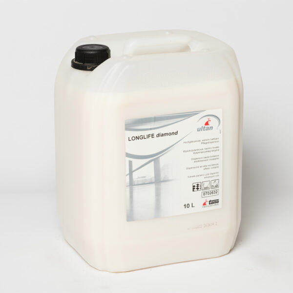 Longlife diamond 10 Liter, Hochglänzende, Strapazierfähige Pflegedispersion