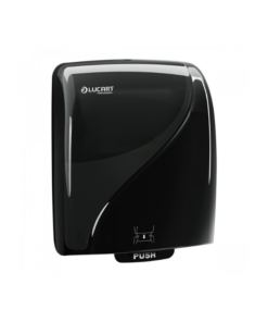 Lucart Identity Autocut Rollenhandtuchspender schwarz