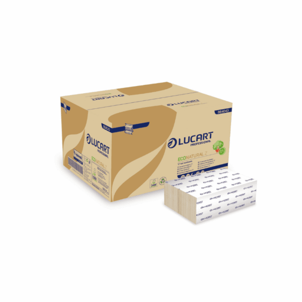 Lucart Papierhandtücher Z-Falz, 2-lagig, 22,5 x 24 cm, VE 3000 St.