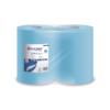 Lucart Putzrollen 100 % Recycling 3lagig blau, 500 Abrisse 36x36 cm, VE 2 Rollen