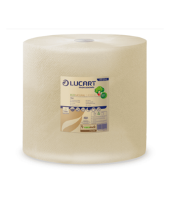 Lucart Putzrollen Tissue Eco Natural, 3-lagig, 1000 Abrisse, VE 1 Rolle