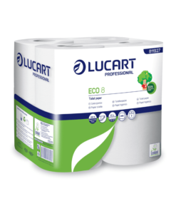 Lucart Toilettenpapier Eco 8  RC, 2-lagi, ca. 600 Blatt, VE 48 Rollen