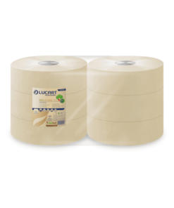 Lucart Toilettenpapier Maxi Rollen EcoNatural, 2-lagig, 350 m, VE 6 Rollen