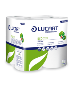 Lucart Toilettenpapier RC-Tissue Eco, 2-lagig, 8x250 Blatt, VE 64 Rollen