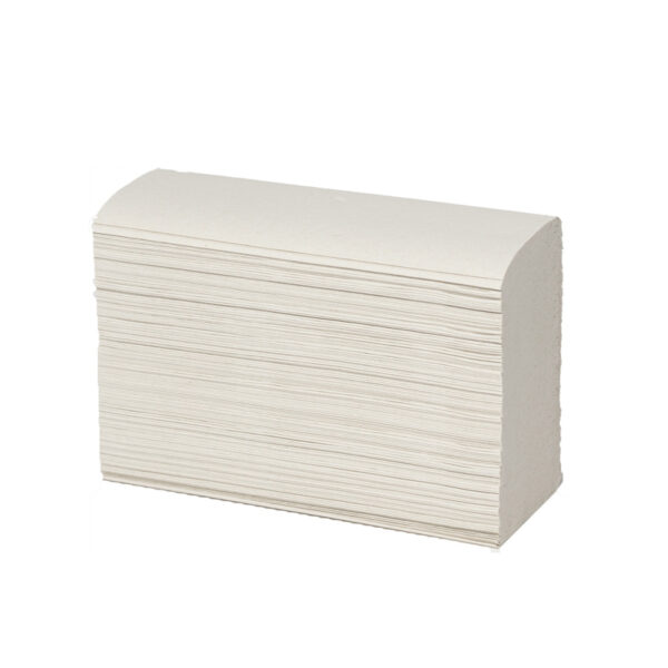 Papierhandtücher 25x23 cm Recycling RC 2-lagig, naturweiß,, Z-Z-Falz, 3000 Stück