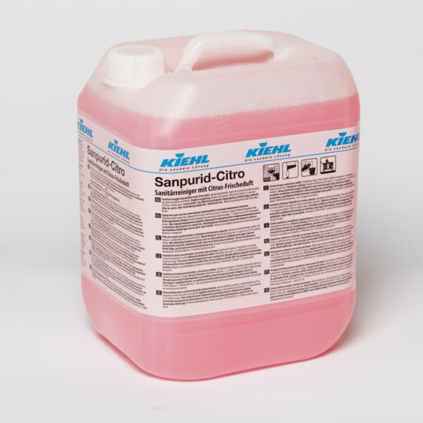 Sanpurid-Citro 10 Liter Sanitärreiniger mit Citrus-Frischeduft